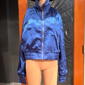 AKIRA Royal Blue Bomber Jacket